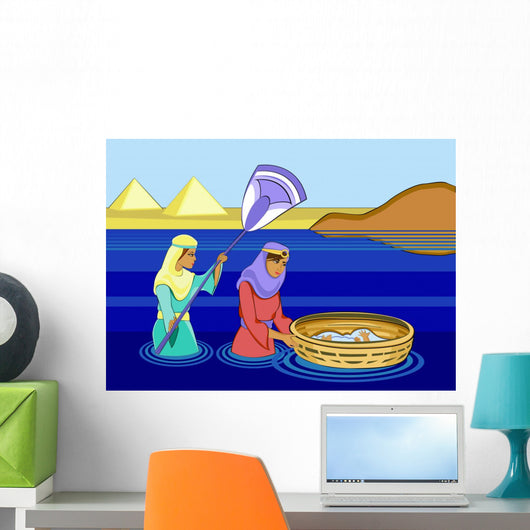 Baby Moses Wall Mural