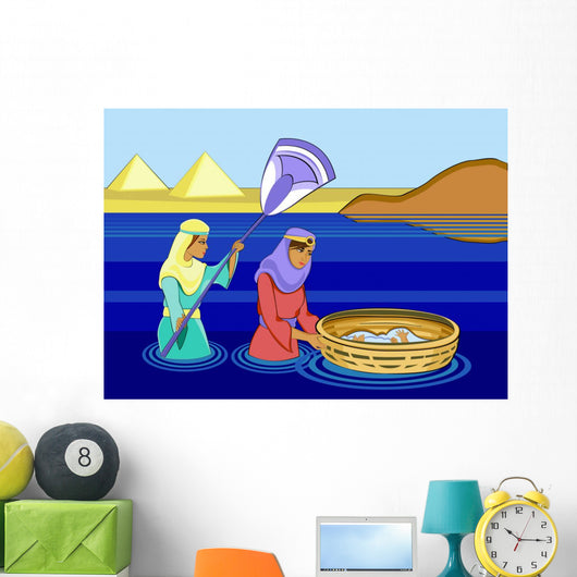 Baby Moses Wall Mural