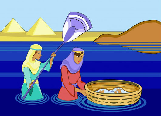Baby Moses Wall Mural