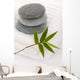 Zen Stones with Bamboo Leaf on Towel Wall Mural