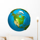 Planet Earth North America Wall Decal