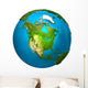 Planet Earth North America Wall Decal