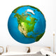 Planet Earth North America Wall Decal