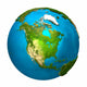 Planet Earth - North America Wall Decal