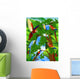 Beautiful parrot in nature Wall Mural