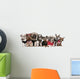 Portrait of Dogs Dressed up Wall Decal