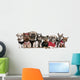 Portrait of Dogs Dressed up Wall Decal