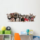 Portrait of Dogs Dressed up Wall Decal