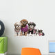 Fashionable Shih Tzus Wall Decal