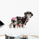 Shih Tzus Dressed up Wall Decal