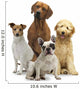 4 Hunde Wall Decal