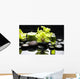 Oriental Spa With Orchid Candle and Pebbles Wall Mural