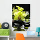 still life with pebble and orchid Wall Mural