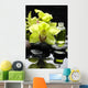 still life with pebble and orchid Wall Mural
