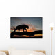 Silhouette Leopard Tree Wall Decal