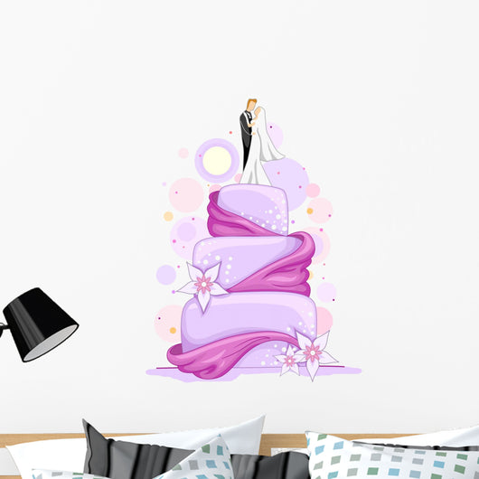 Wedding Cake Wall Mural