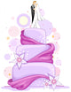 Wedding Cake Wall Mural