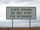 State Prison No Hitchhikers