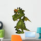 Shy Little Dragon Wall Decal