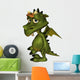 Shy Little Dragon Wall Decal