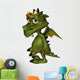 Shy Little Dragon Wall Decal