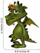 Shy Little Dragon Wall Decal