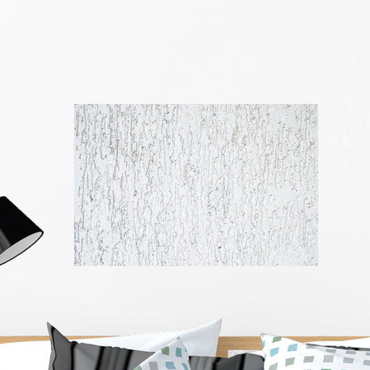 White Plastered Wall Wall Mural