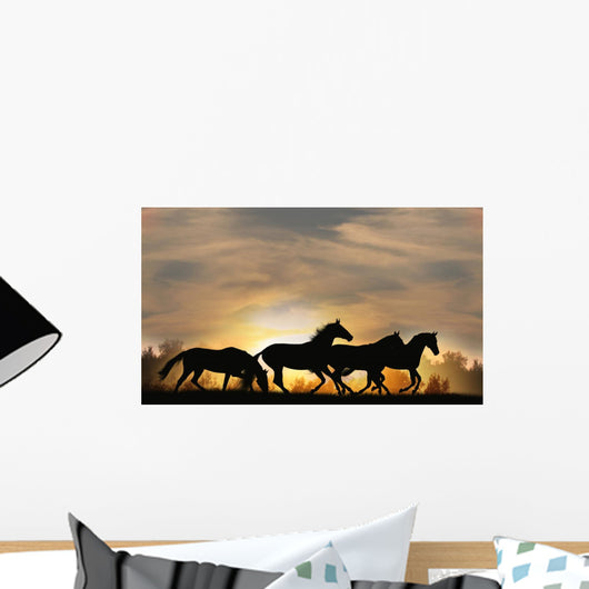 Horses Sunset
