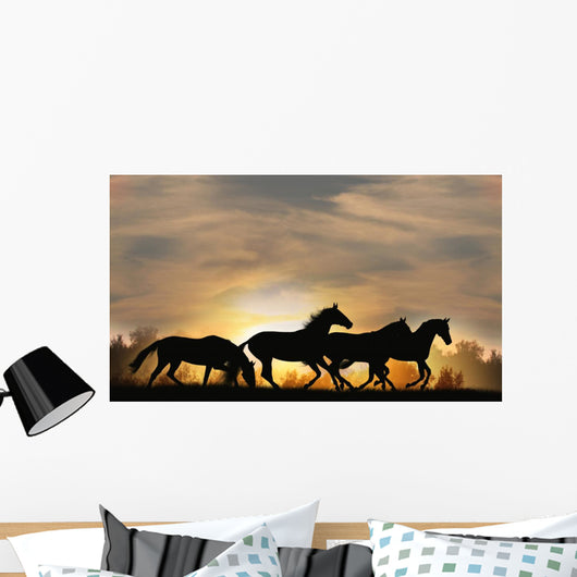 Horses Sunset