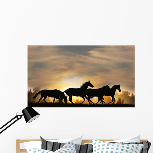 Horses Sunset