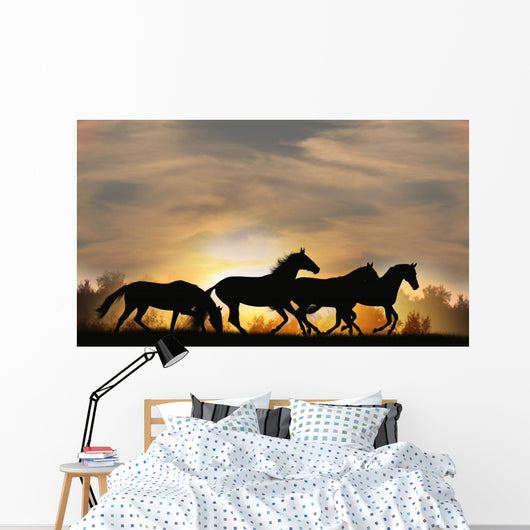 Horses Sunset