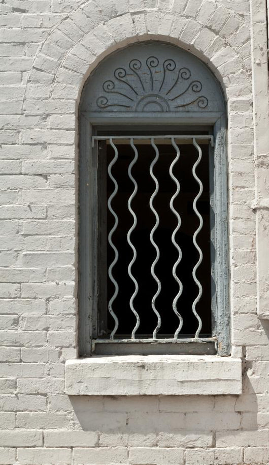 Window with Decorative Bars