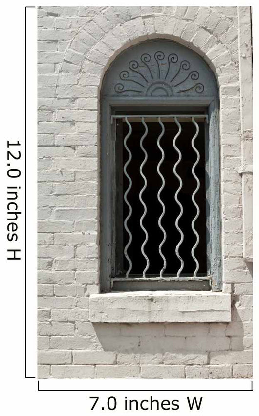 Window with Decorative Bars
