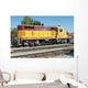 Diesel Locomotive Parked Train Yard Santa Fe, New Mexico, USA Wall Mural