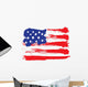 grunge american flag Wall Decal