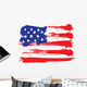 grunge american flag Wall Decal