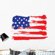 grunge american flag Wall Decal