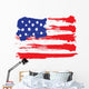 grunge american flag Wall Decal
