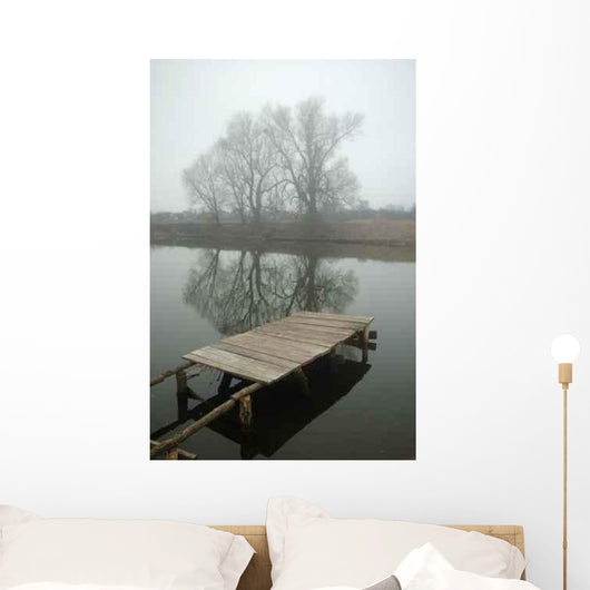 Planked Footway Wall Decal