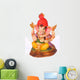 Colorful Hindu God Ganesha Wall Decal