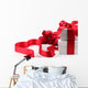 Giftbox and rose Wall Decal
