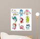 cartoon robot Wall Decal