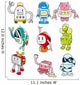 cartoon robot Wall Decal