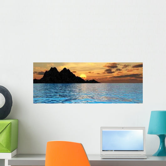 Sea Mount H Wall Decal