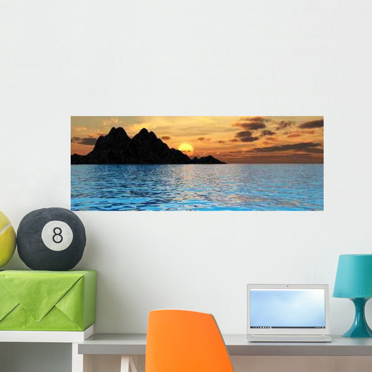 Sea Mount H Wall Decal