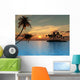 Trop Isl Sunset Wall Decal