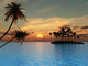Trop Isl Sunset Wall Decal