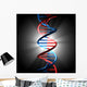 3D Render Bitmap Dna Wall Mural