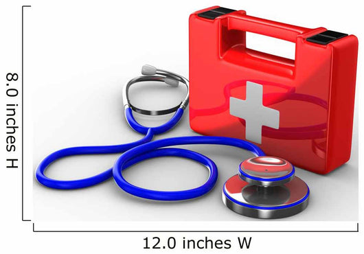 Stethoscope and First Aid Wall Decal