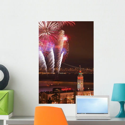 New Year's Eve Firework Wall Decal